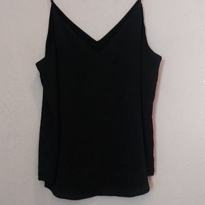 Express spaghetti strap silky top